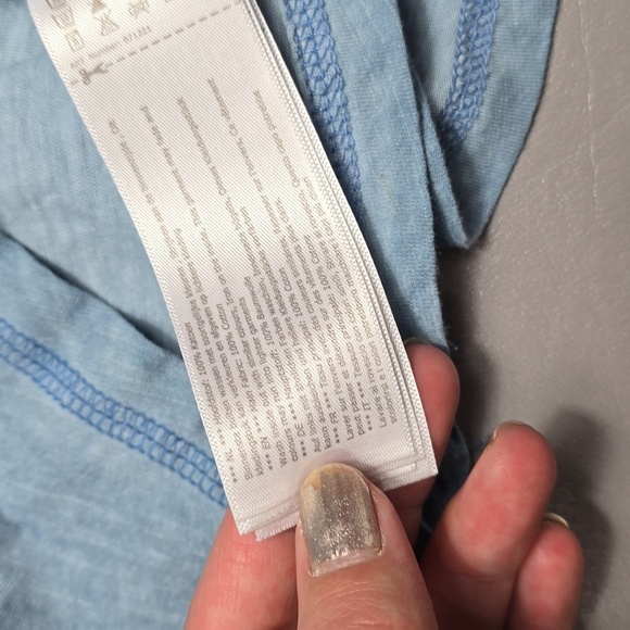 3/$15 garcia jeans light blue short sleeve thin tshirt mens size medium - Picture 5 of 7